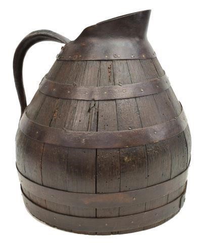 LARGE FRENCH ALSATIAN OAK & IRON