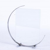LARGE FRENCH ART DECO CHROME H