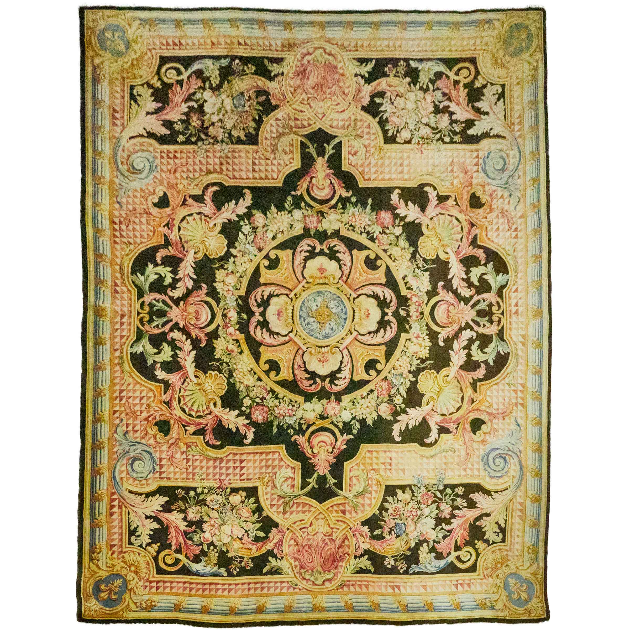 Large French Aubusson Carpet,