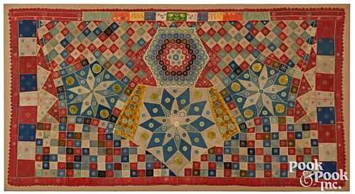 LARGE FRENCH CANADIAN FELTWORK