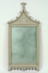 Large French Carved and Blanc