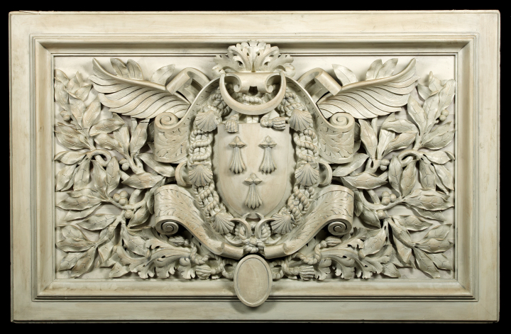Large French Carved and