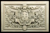 Large French Carved and Matte-