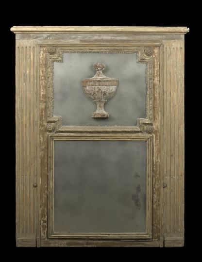 Large French Carved and Painted
