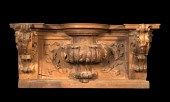 Large French Carved Beechwood