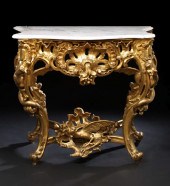 Large French Carved Giltwood a