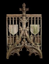 Large French Carved Oak Chance