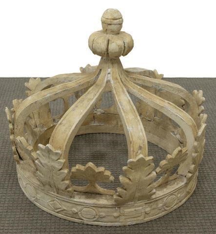 LARGE FRENCH CARVED WOOD