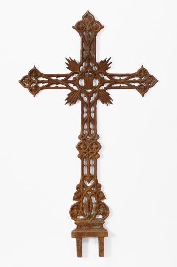 Large French Cast-Iron Cruciform