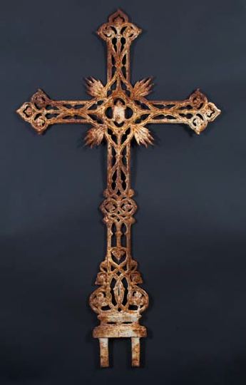 Large French Cast-Iron Memorial
