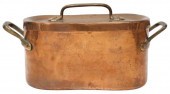 LARGE FRENCH COPPER BRAISING P