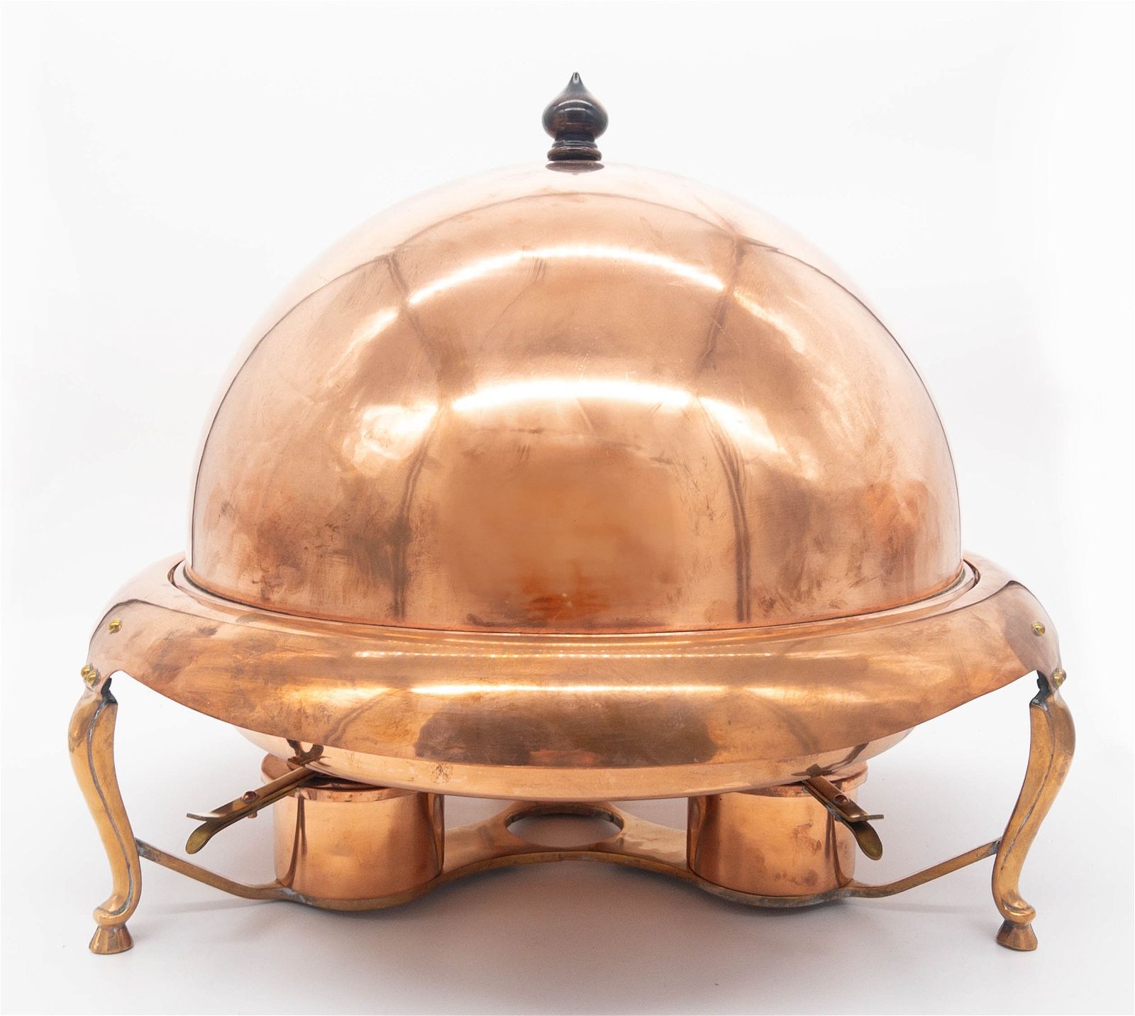 LARGE FRENCH COPPER HOTEL CHAFING