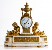 LARGE FRENCH EMPIRE ORMOLU & M