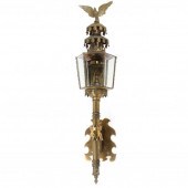 LARGE FRENCH FIGURAL BRASS TOR