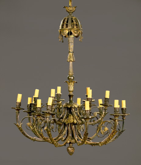 Large French Gilt-Brass