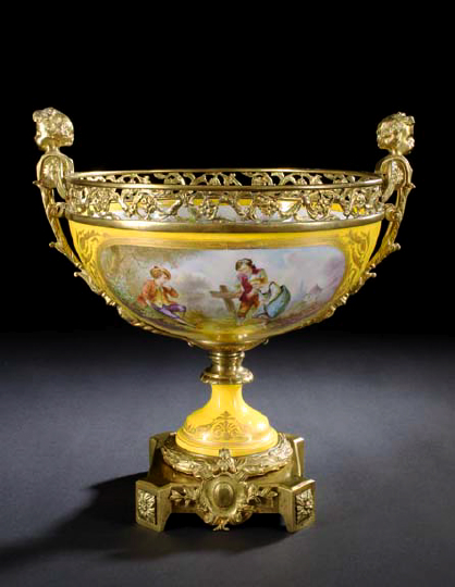 Large French Gilt-Brass-Mounted