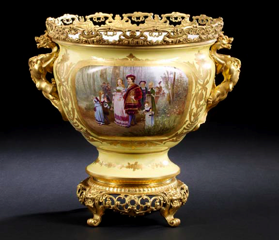 Large French Gilt-Brass-Mounted