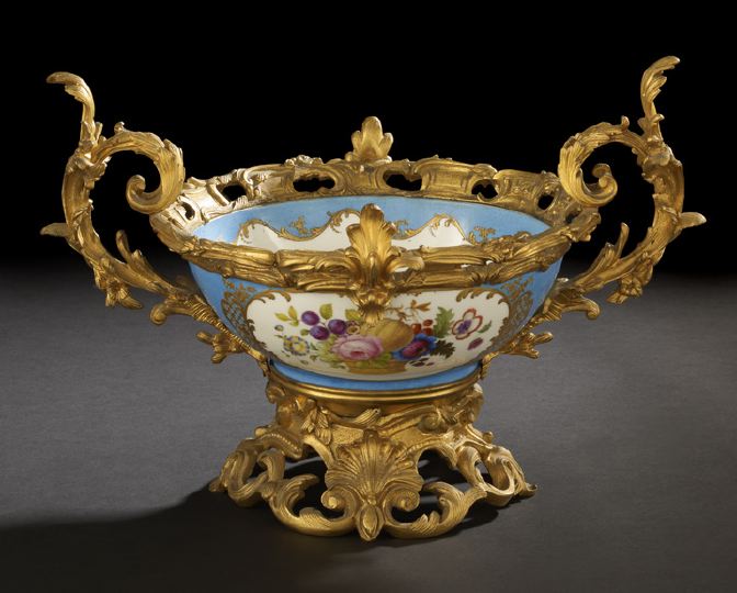 Large French Gilt-Brass-Mounted
