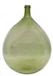 LARGE FRENCH GLASS CARBOY WINE