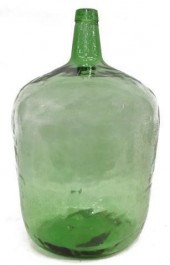 LARGE FRENCH GLASS CARBOY WINE