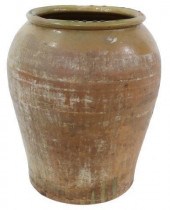 LARGE FRENCH GLAZED EARTHENWAR