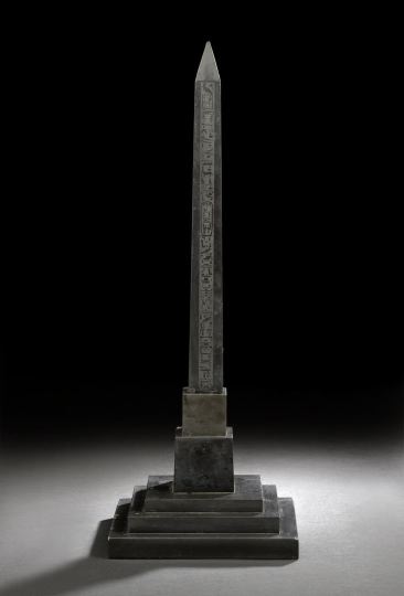 Large French "Grand Tour" Etched