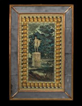 Large French Hand-Blocked Wall