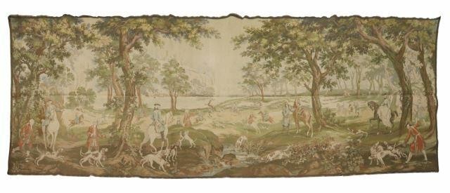 LARGE FRENCH JACQUARD TAPESTRY LA