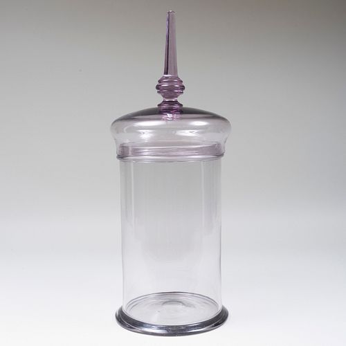 LARGE FRENCH LAVENDER GLASS