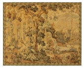 LARGE FRENCH MACHINE WOVEN LAN