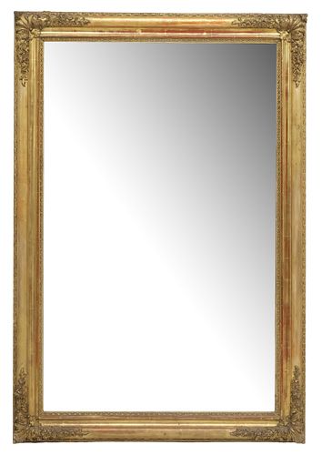 LARGE FRENCH MOLDED GILTWOOD WALL