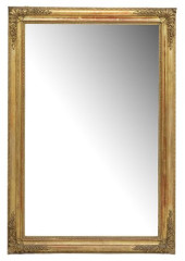 LARGE FRENCH MOLDED GILTWOOD W