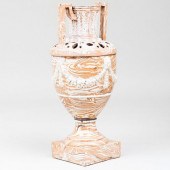 LARGE FRENCH NEOCLASSICAL GLAZ