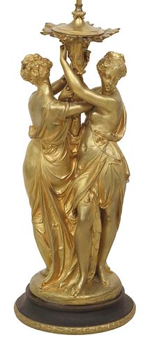LARGE FRENCH NEOCLASSICAL ORMOLU