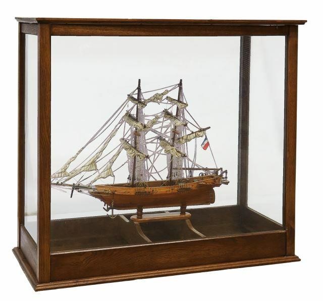 LARGE FRENCH OAK CASED MODEL