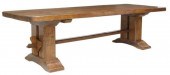 LARGE FRENCH OAK MONASTERY TAB