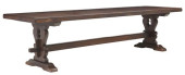 LARGE FRENCH OAK REFECTORY TRE