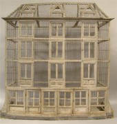 LARGE FRENCH PAINTED BIRDCAGE