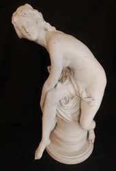 LARGE FRENCH PARIAN NUDE SCULP