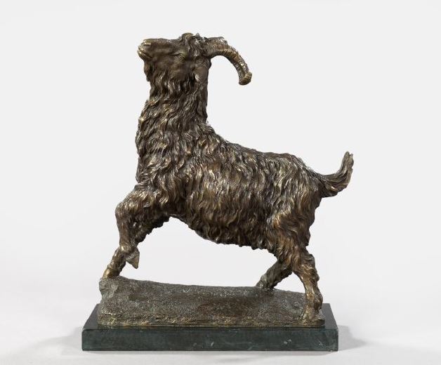 Large French Patinated Bronze