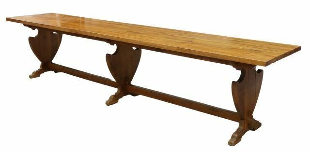 LARGE FRENCH PROVINCIAL REFECTORY