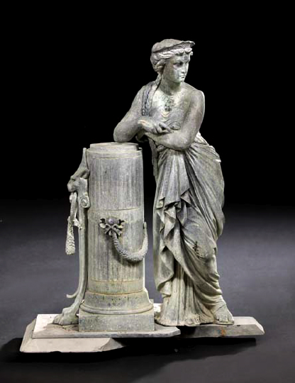 Large French Spelter Figure of a