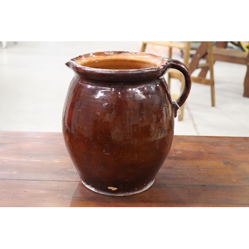 Large French stoneware jug,
