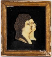 LARGE FRENCH WAX SHADOWBOX POR
