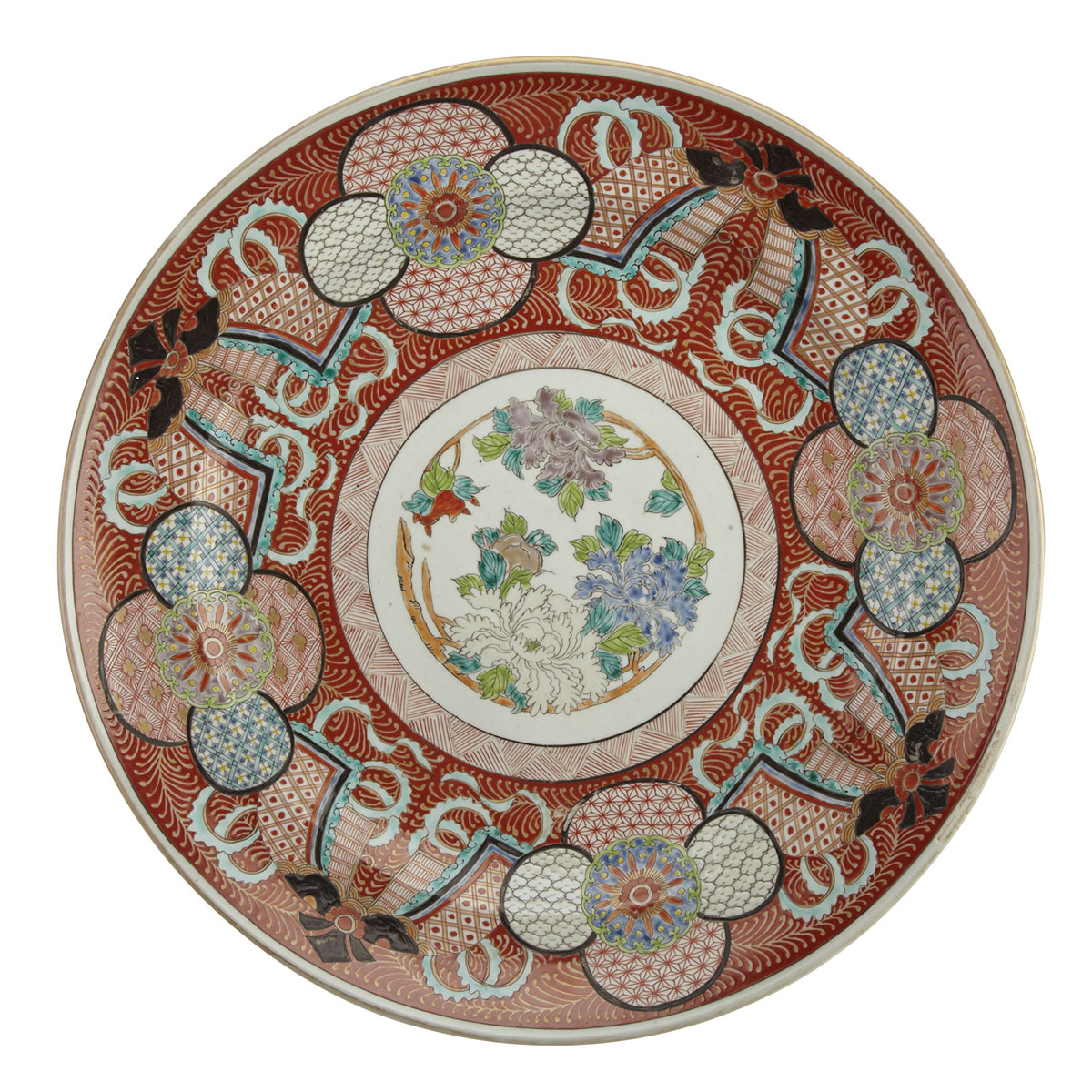 Large Fukugawa Charger 19th Century