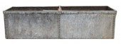 LARGE GALVANIZED RECTANGULAR T