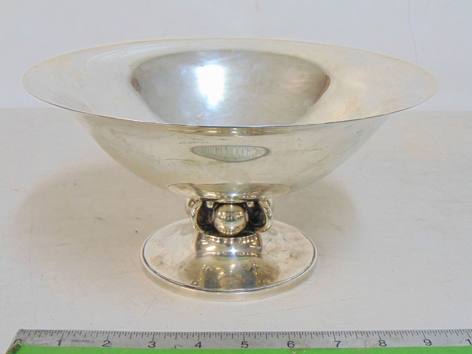 LARGE GEORG JENSEN SILVER BOWL,