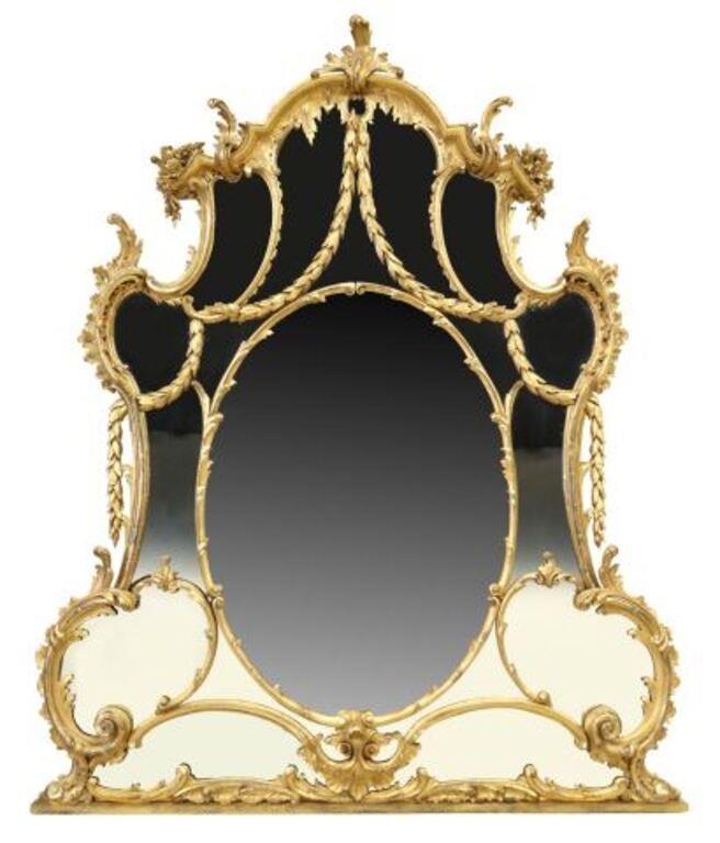 LARGE GEORGE III  GILTWOOD