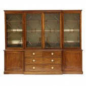 LARGE GEORGE III MAHOGANY BREA