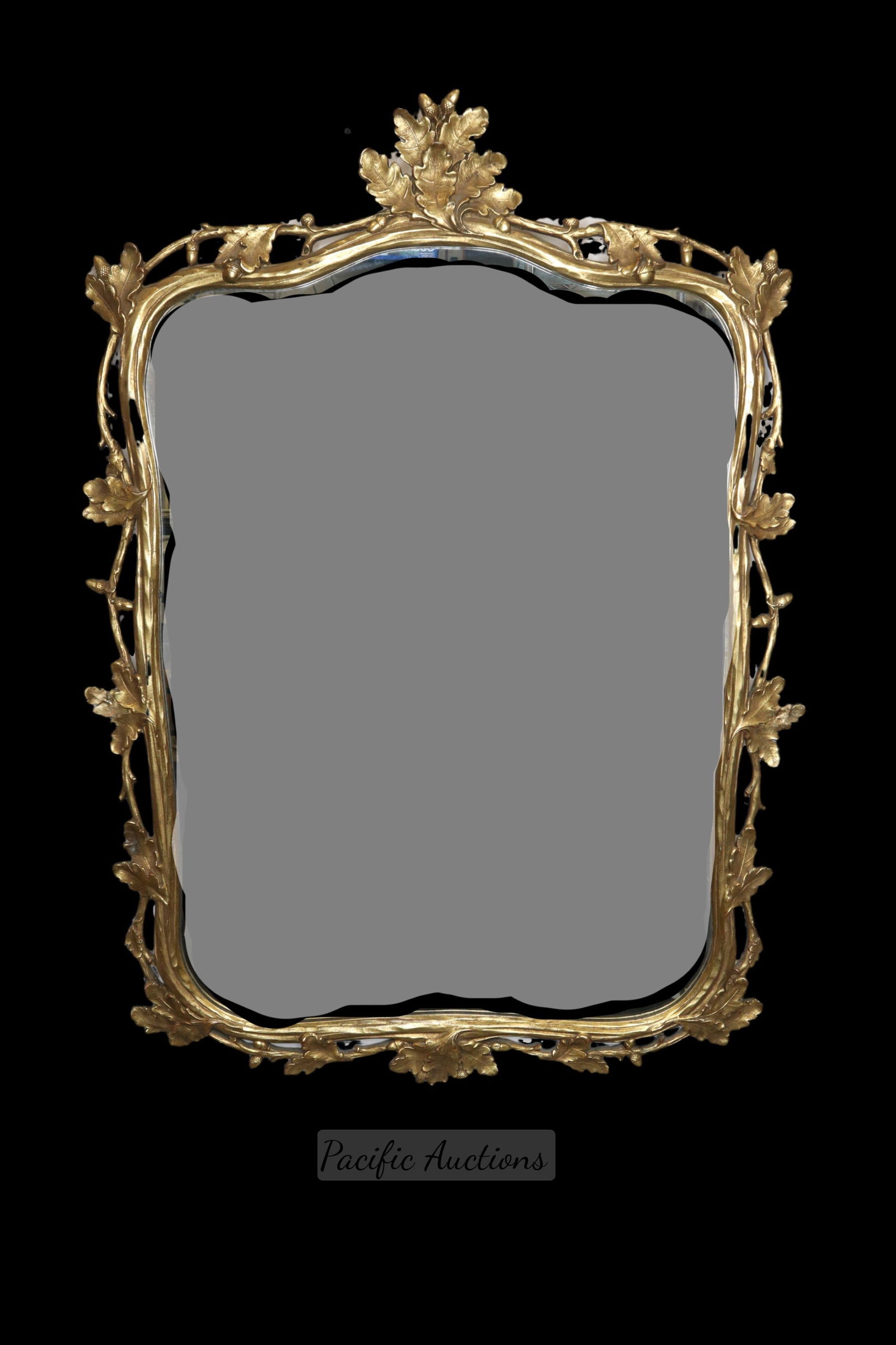 LARGE GEORGE III STYLE GILT ACORN